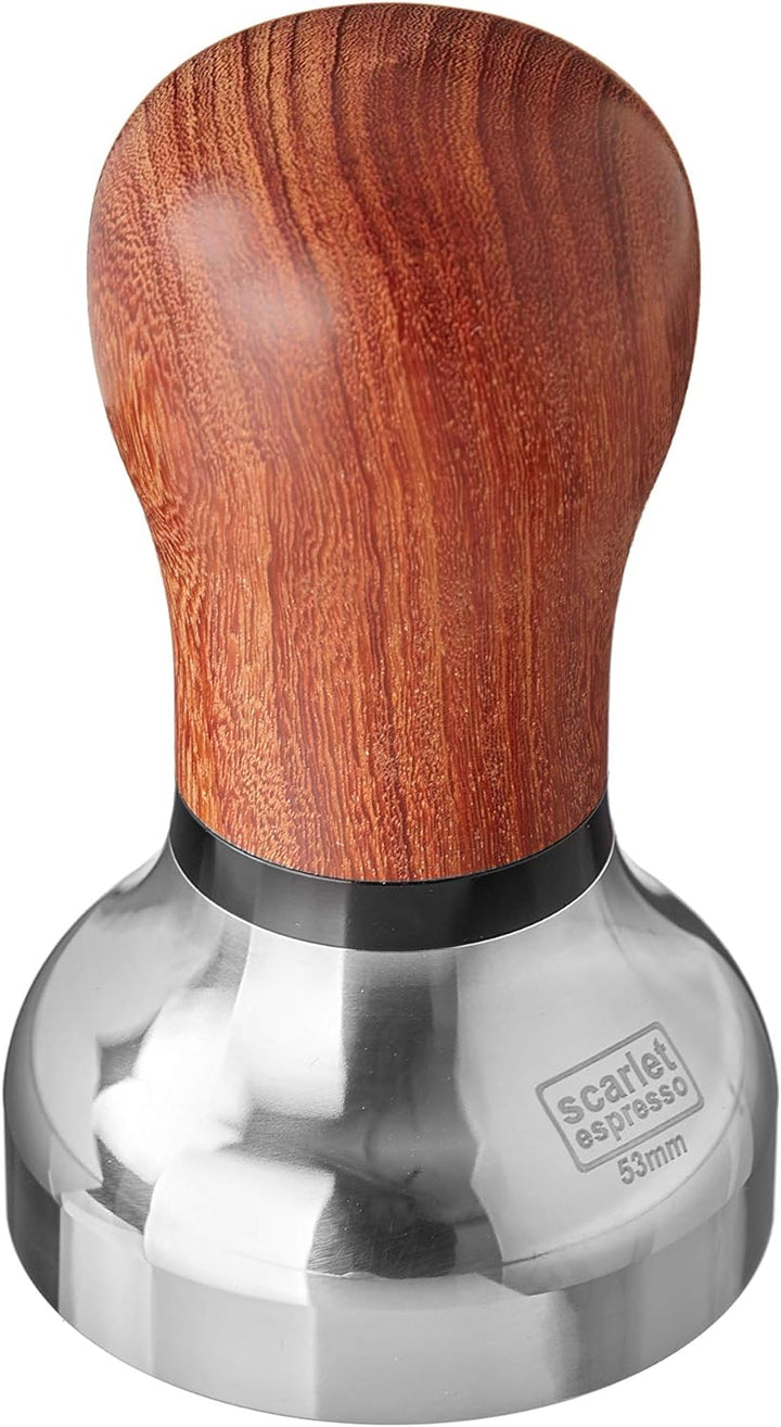 scarlet espresso | Tamper »Vittoria« für Barista; mit ergonomischem Griff aus Edelholz und präzision