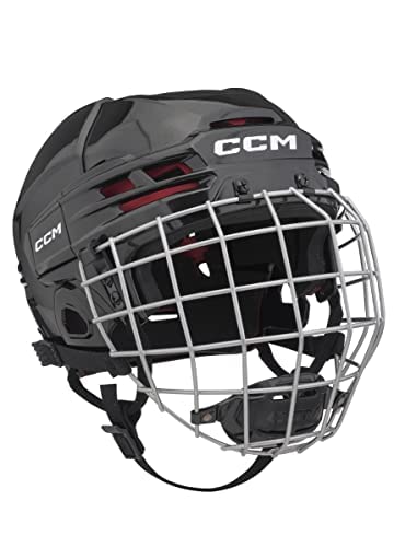CCM Tacks 70 Helm Combo Senior Schwarz L, Schwarz L