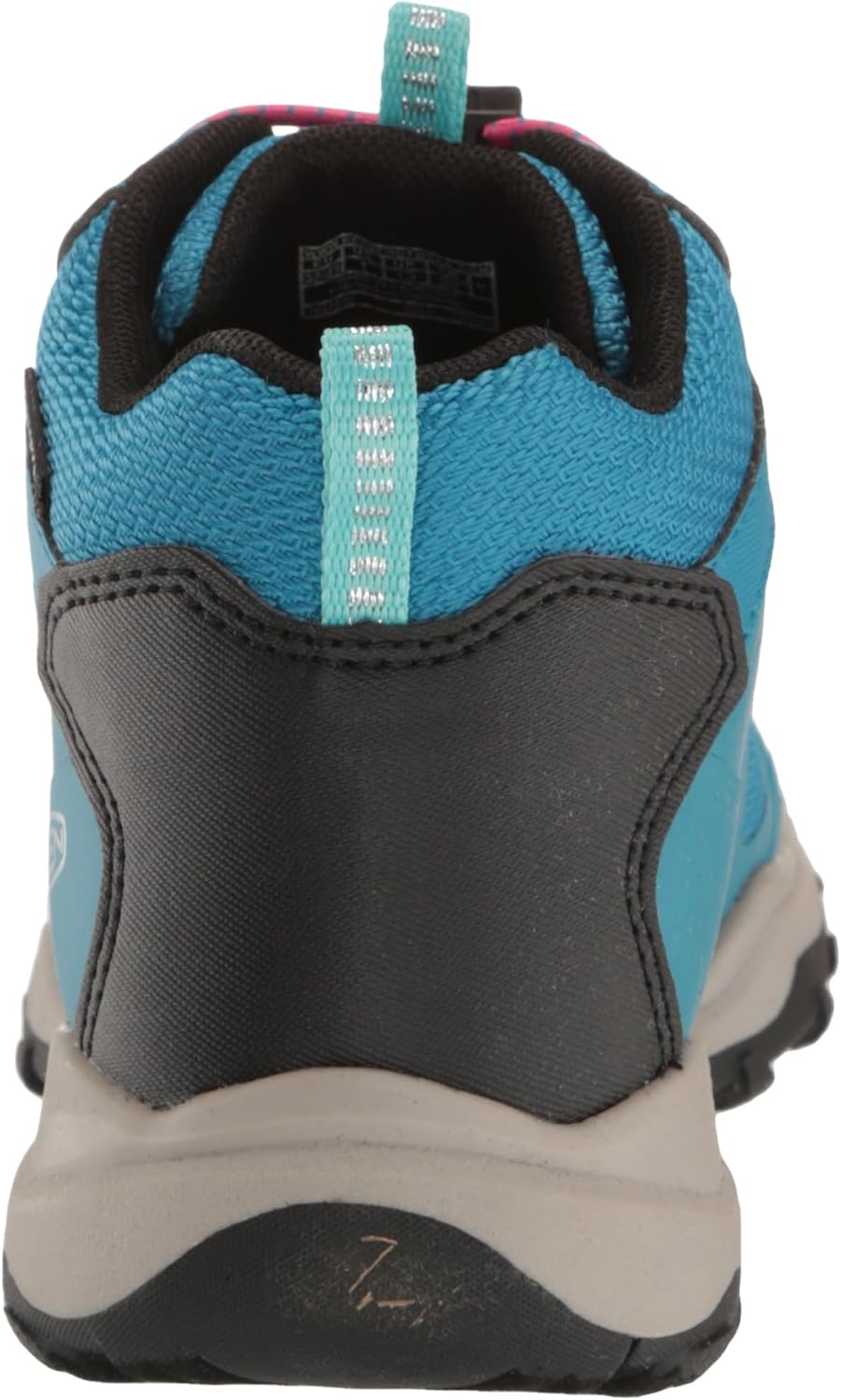 KEEN Unisex Kinder Wanduro Mid Waterproof Wanderstiefel 24 EU Fjord Blue Fuchsia Purple, 24 EU Fjord