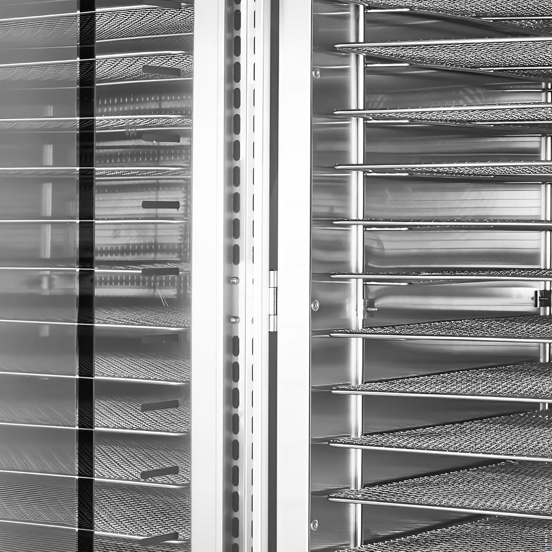 GGM Gastro Dörrgerät 20 Ablagen Edelstahl 2 kW | Ideal für den Dauereinsatz, digitale Präzisionssteu