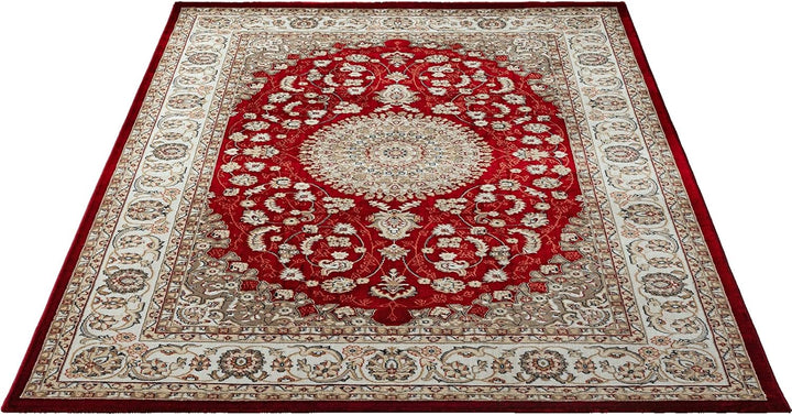 the carpet Elegant orientalischer Teppich Wohnzimmer, weicher & pflegeleichter Kurzflor Wohnzimmerte