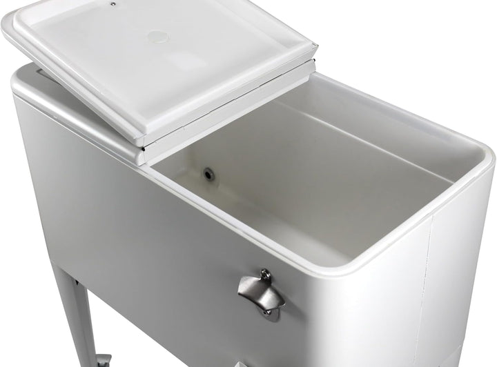 Kailua Cooler - Kühlbox, Kühlwagen, Getränkekühler Weiss, Weiss