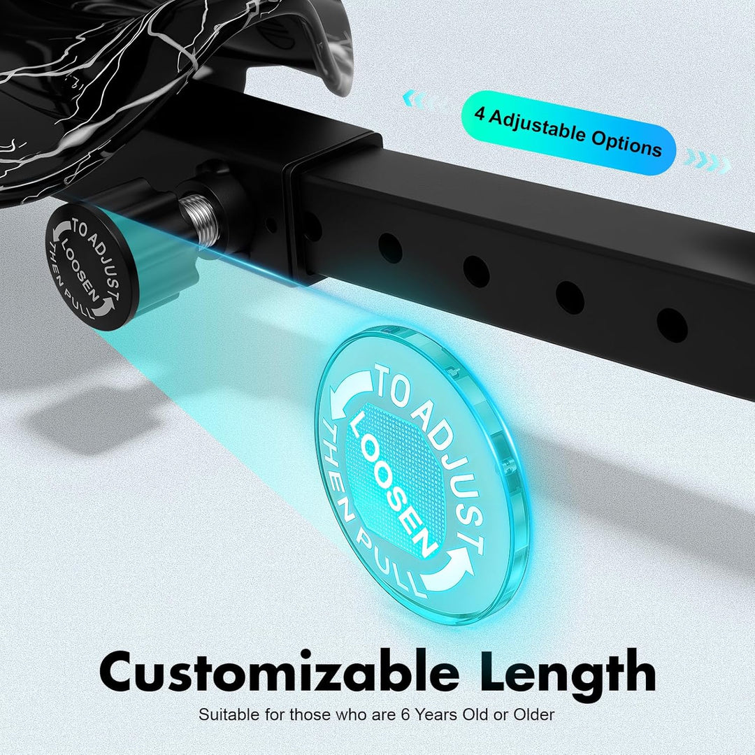 Drift Scooter, Kinder Drifts Scooter mit Pedale, 360° Driftt Cart, Verstellbarer Drifts Trike, Kinde