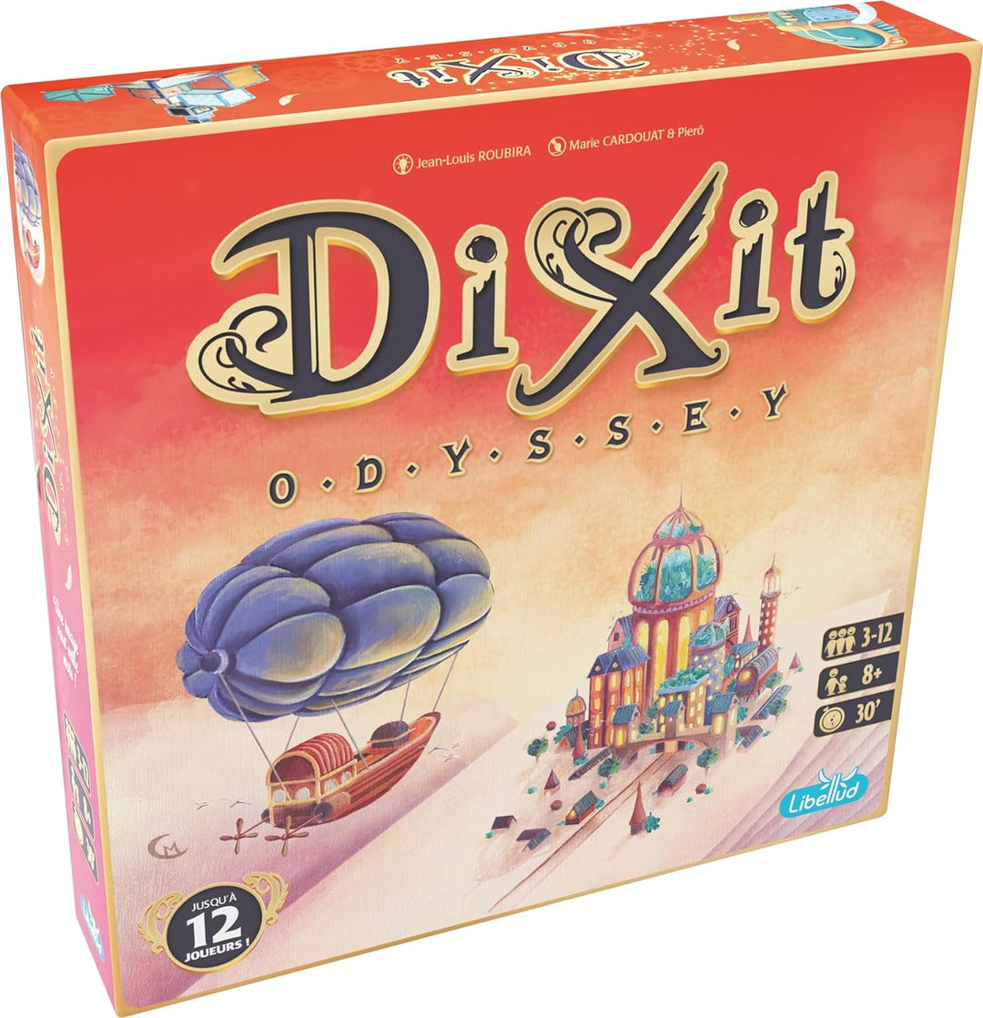 Libellud | Dixit Odyssey (Edition 2022) | Kommunikationsspiel | Alter: 8+ | 3 bis 12 Spieler | Spiel