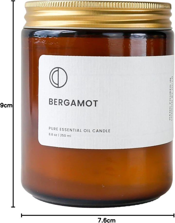 Octo Bergamotte | Duftkerze natürlich mit Sojawachs und ätherischen Ölen, 250 ml Bergamotte 250 ml,