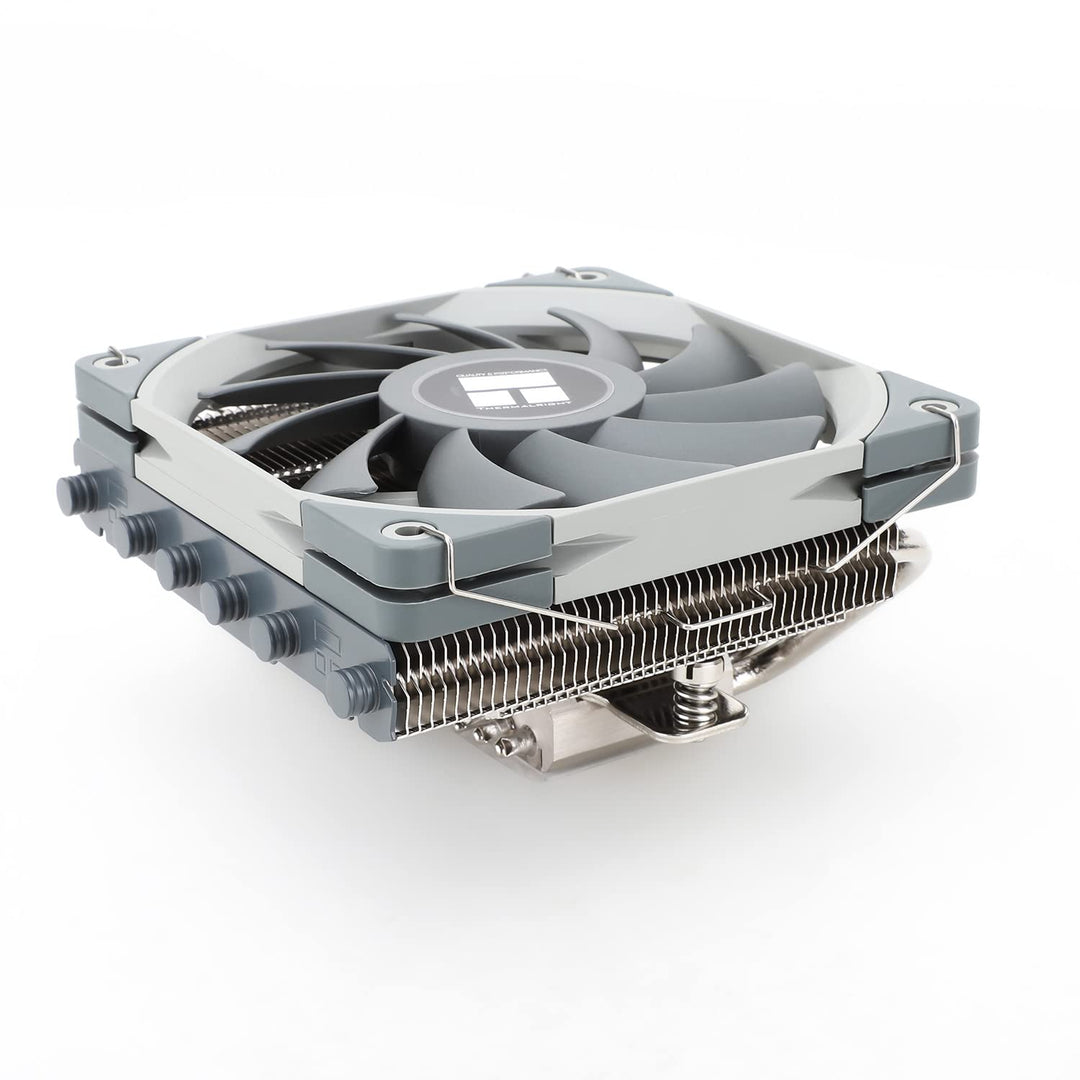 Thermalright AXP120-X67 Low-Profile-CPU-Luftkühler mit recht 120-mm-TL-C12015-PWM-Lüfter, 4 Heatpipe