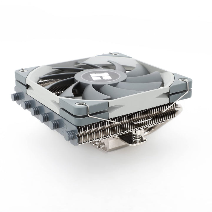 Thermalright AXP120-X67 Low-Profile-CPU-Luftkühler mit recht 120-mm-TL-C12015-PWM-Lüfter, 4 Heatpipe