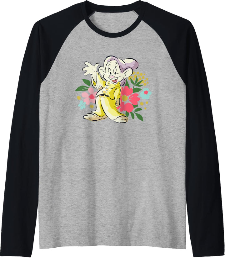 Disney Snow White Greetings From Dopey Raglan