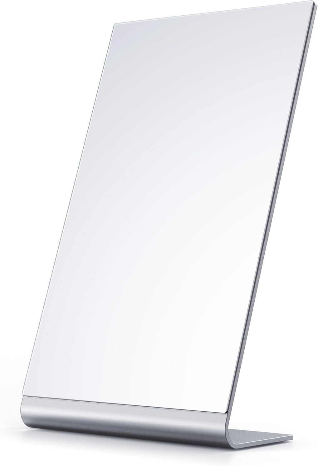 NEZZOE Kosmetikspiegel Make up Spiegel, 30cm Aluminium Tischspiegel, Schminkspiegel für Theke, Schla