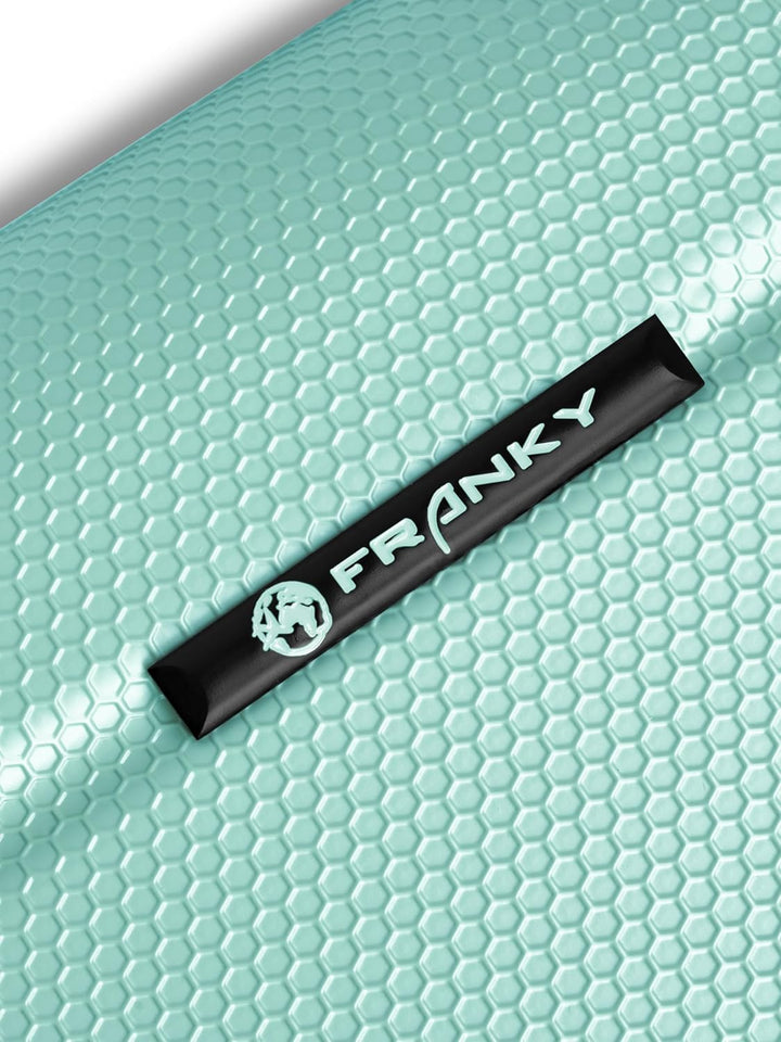 Franky Munich 4.0 Koffer gross | Hartschalen Trolley mit 4 Rollen, Kreuzpackgurt, arretierbarer Grif