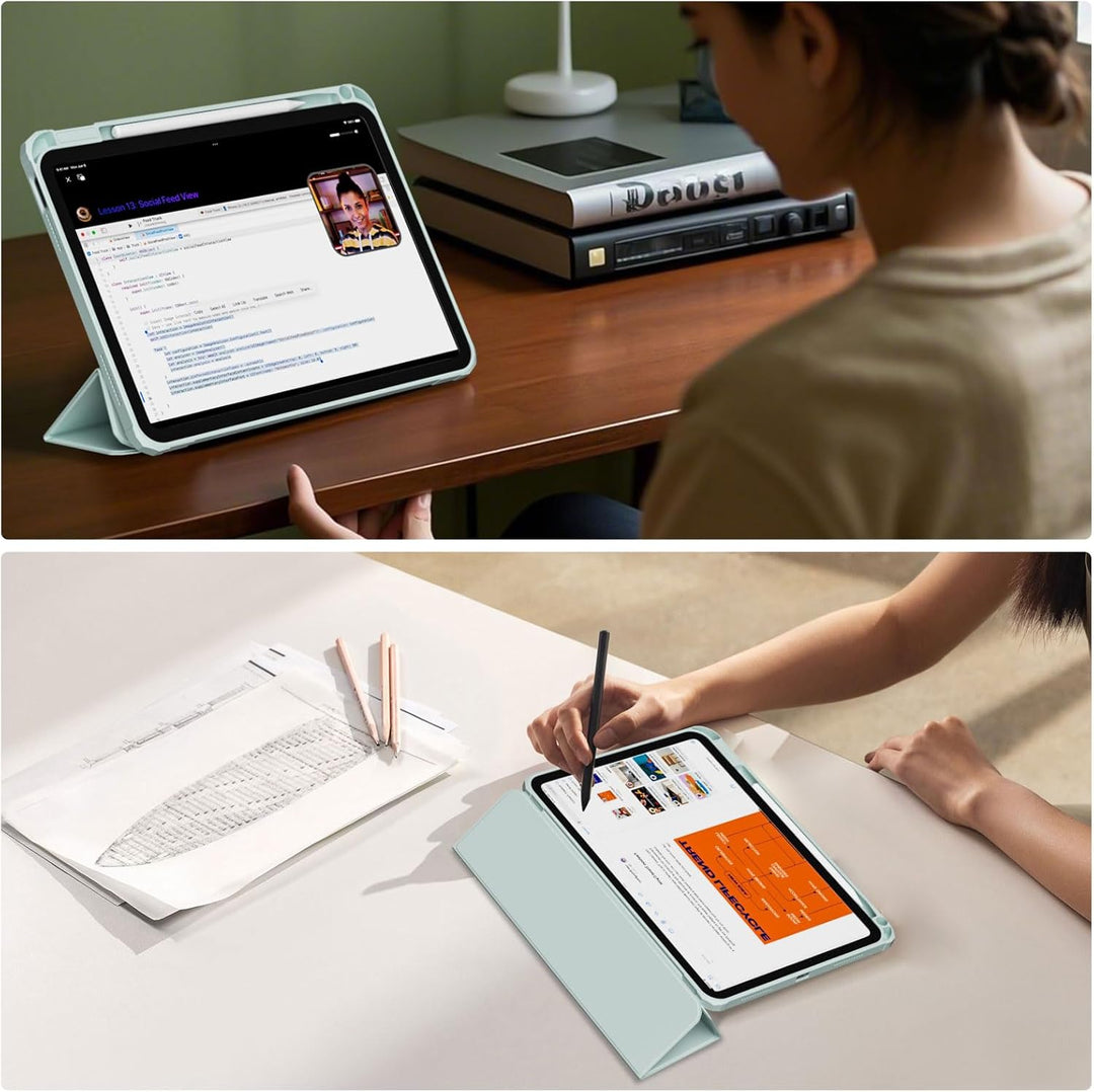 Hülle für iPad 10. Generation 2022 10,9 Zoll/iPad 11 (A16) 2025 Schutzhülle mit Stifthalter, Stossfe