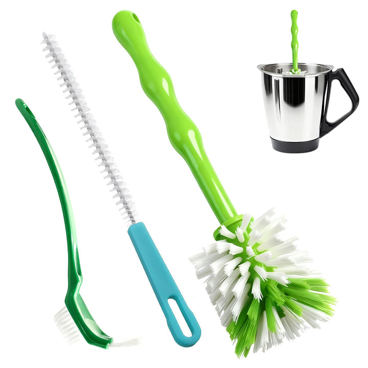 3er Reinigungsbürste Set für Thermomix TM7/TM6/TM5/TM31 &amp; Monsieur Cuisine, Nylonborsten Spülbürste