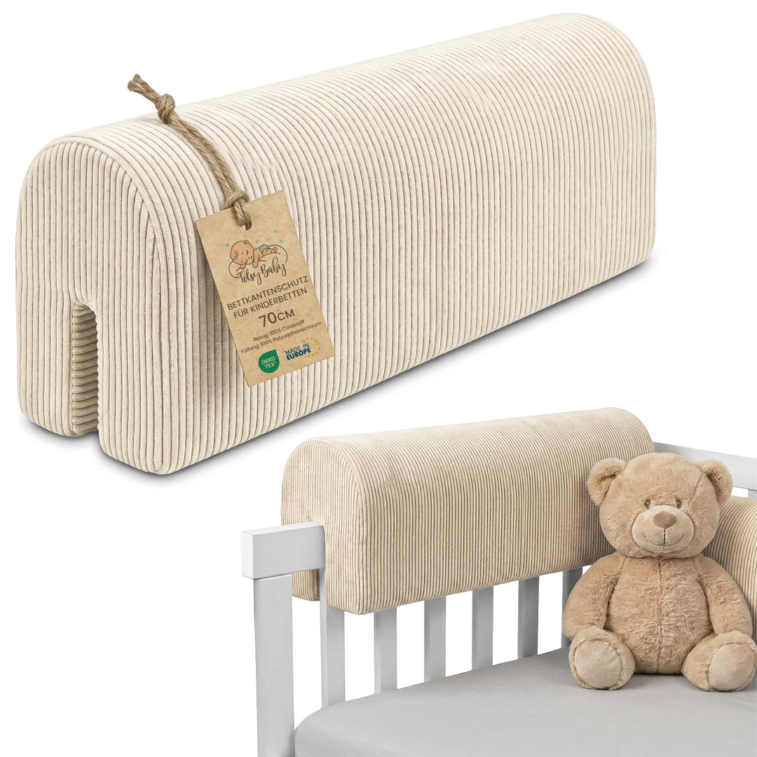 Bettkantenschutz für Kinderbetten 70 cm - Schutz für Bettrahmen Baby Bett rausfallschutz für boxspri