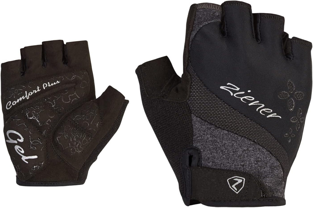 Ziener Damen Creolah Fahrrad-/Mountainbike-/Radsport-Handschuhe | Kurzfinger-atmungsaktiv/dämpfend