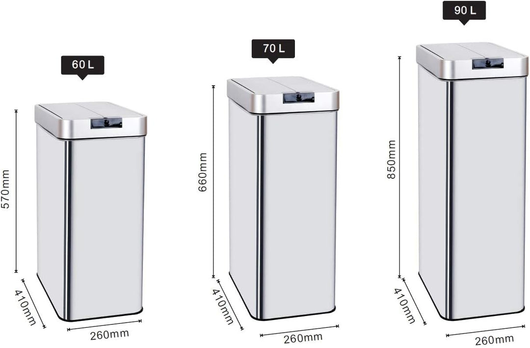 Automatischer Mülleimer 60 L SILVERLAKE, 60 l