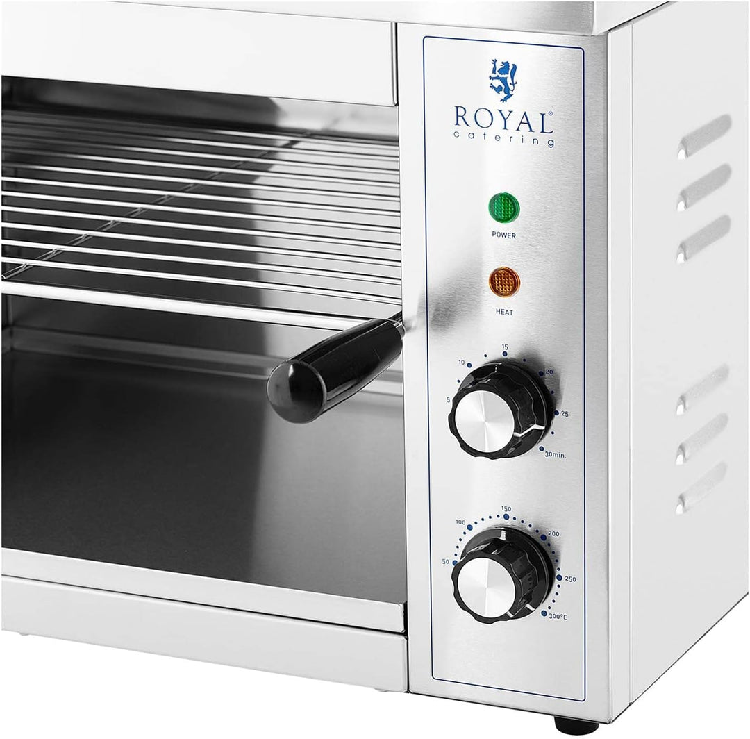 Royal Catering Salamander Grill 3000 W 50-300 °C für Küche und Gastronomie