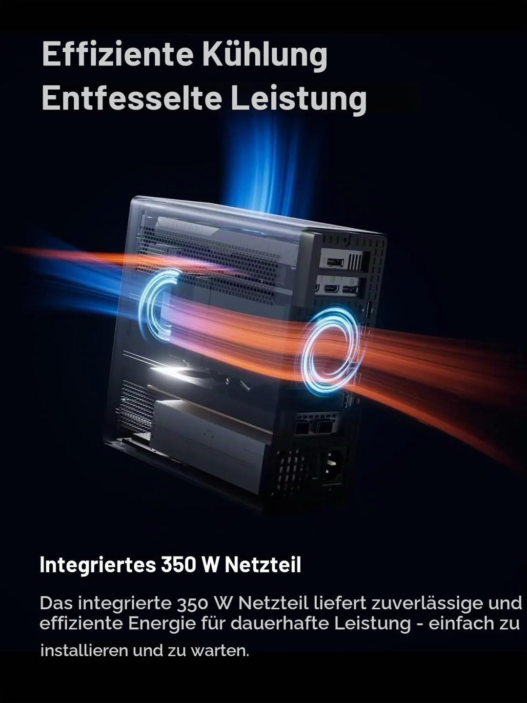 MINIS FORUM MS-02 Ultra Workstation Mini PC, Intel Core Ultra 9 285HX (24C/24T, bis zu 5.5GHz), 32GB