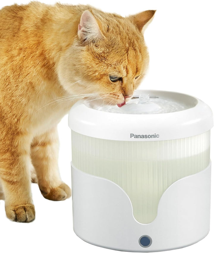 Panasonic CP-JNW01CW Trinkbrunnen für Haustiere, Wasserbrunnen für Katzen & kleine bis mittelgrosse