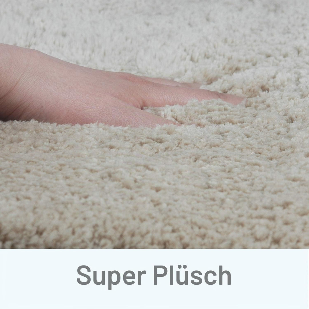 FCSDETAIL rutschfeste, Hochflor Badteppiche 70X120 cm, Maschinenwaschbare Badematte, Badvorleger mit