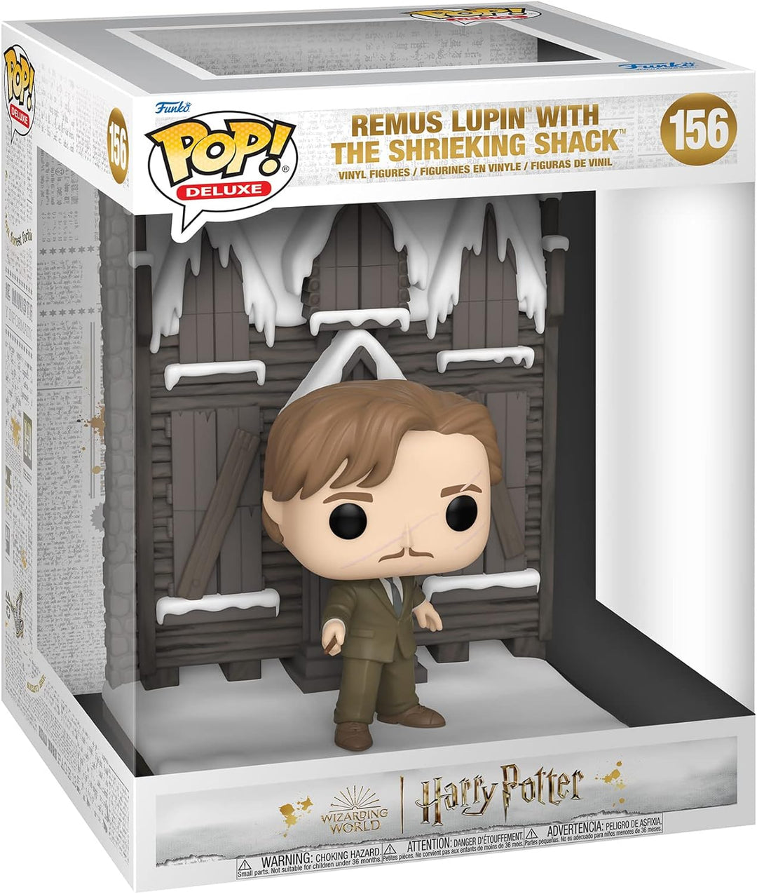 Funko Pop! Deluxe: HP Hogsmeade - The Shrieking Shack Shack mit Lupin - Harry Potter - Vinyl-Sammelf
