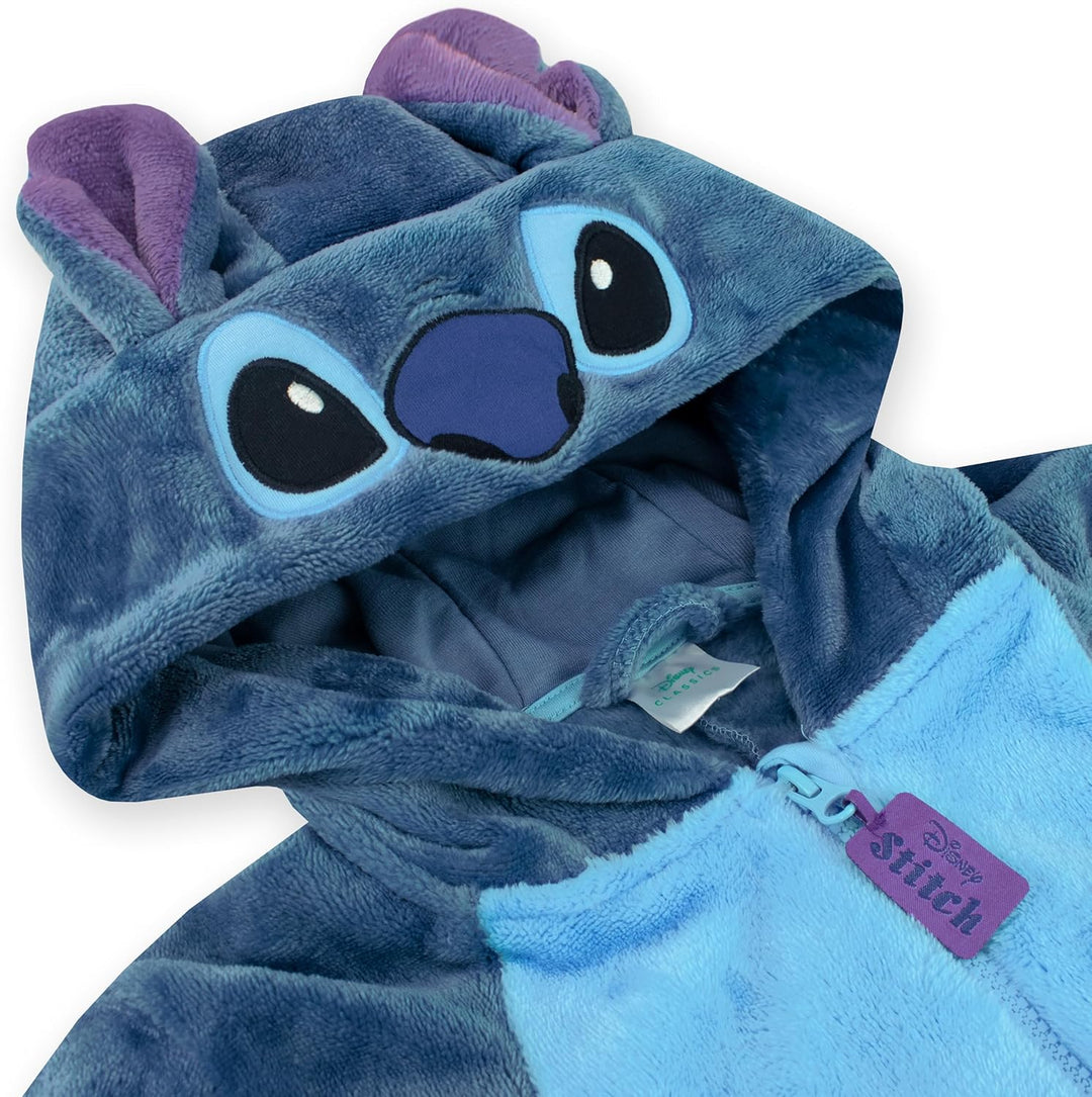 Disney Stitch Onesie | Lilo Und Stitch Onesie Mädchen | Schlafanzüge Für Mädchen 140 Blau, 140 Blau