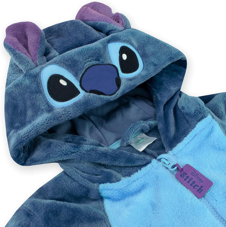 Disney Stitch Onesie | Lilo Und Stitch Onesie Mädchen | Schlafanzüge Für Mädchen 140 Blau, 140 Blau
