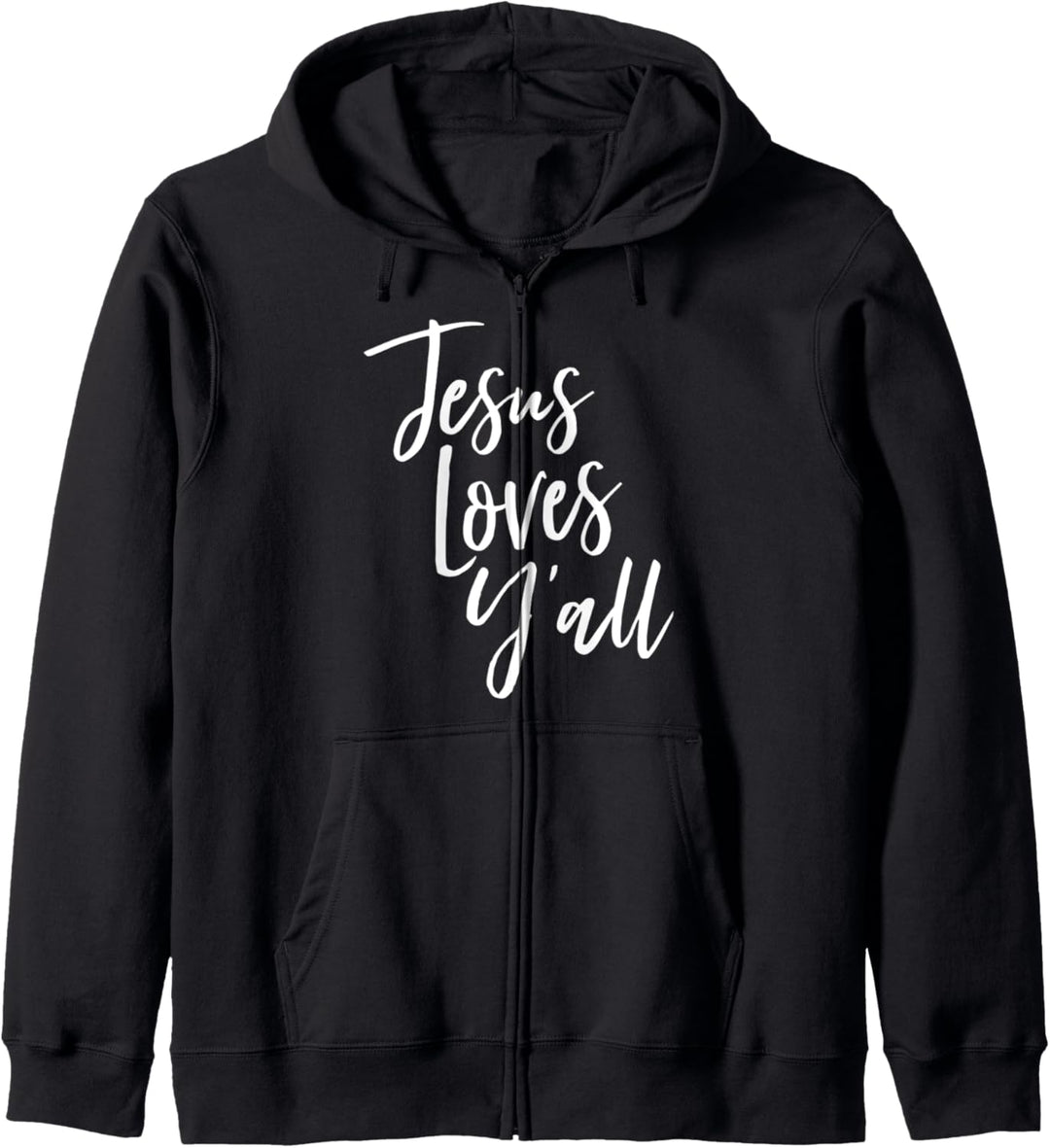 Jesus Loves Y'all Shirt Trust God Southern Gospel Church Kapuzenjacke