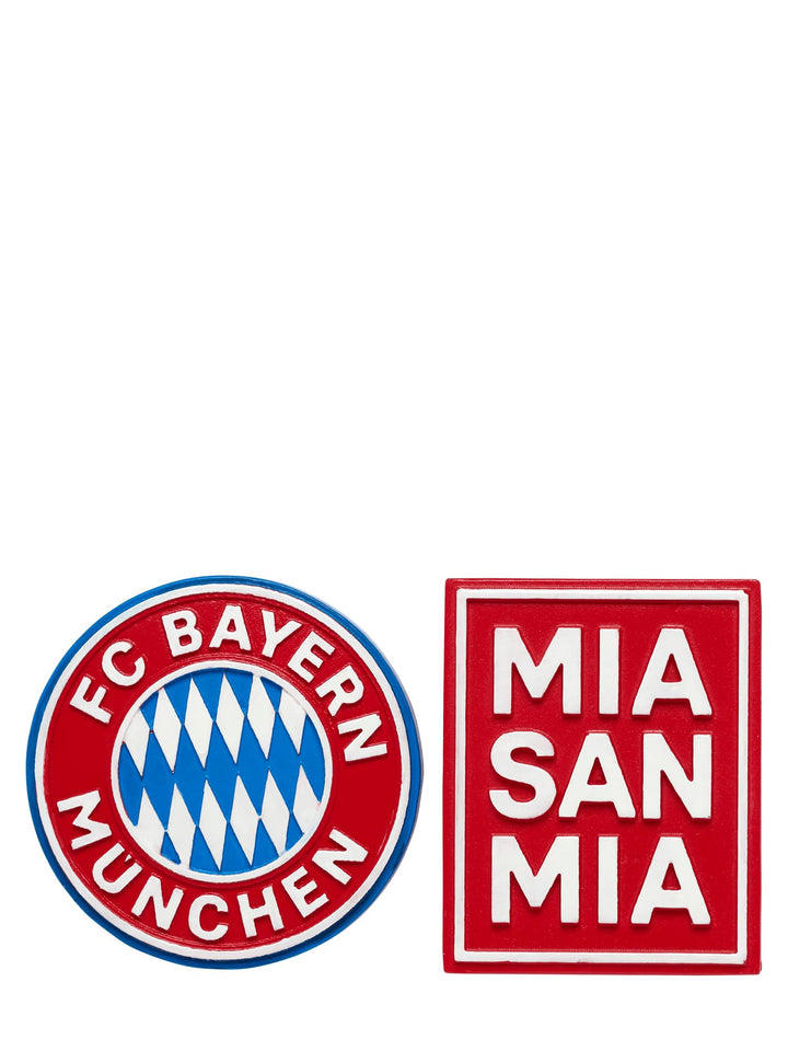 FC Bayern München Magnet Logo 2er-Set Rot I Fussball Einheitsgrösse, Einheitsgrösse