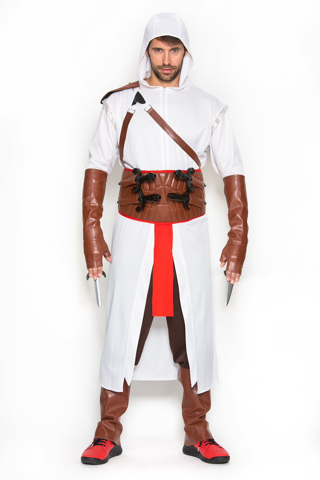 Fyasa Fyasa_706424-T04 Faschingskostüm Assassine, Grösse L, 706424-T04