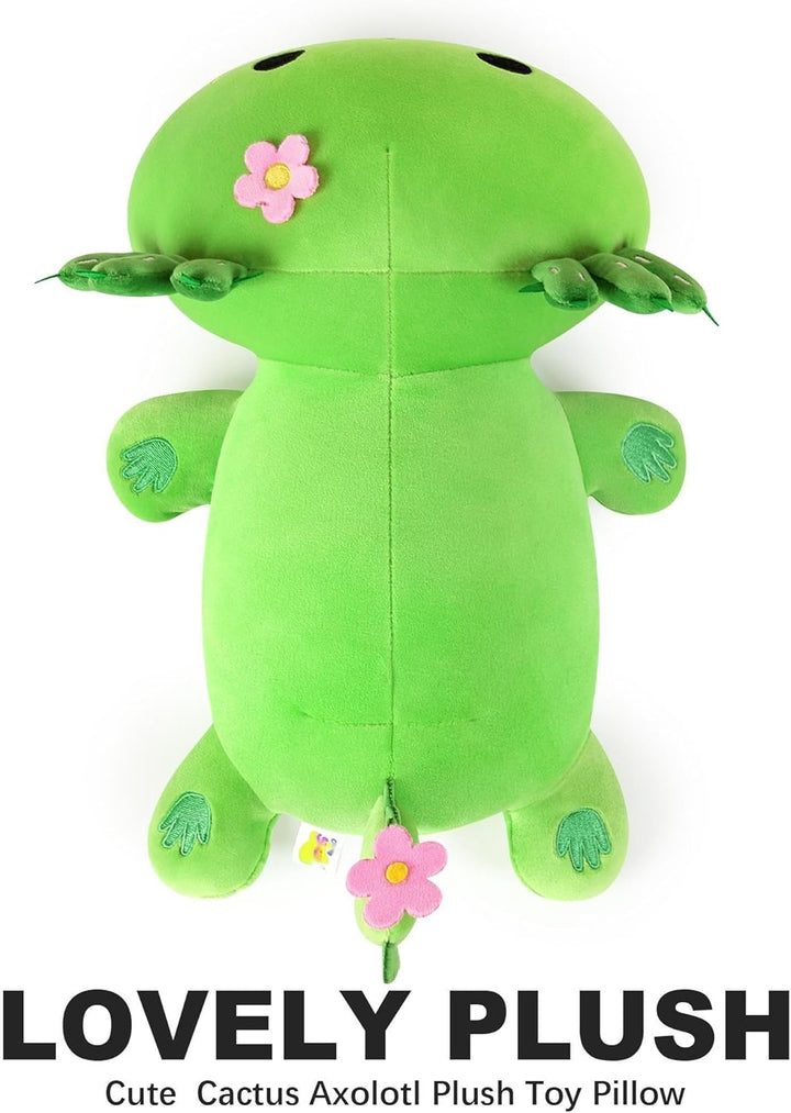 shownicer Plüschtier Axolotl Kuscheltier Stofftier Kawaii Axolotl Plüsch, Axolotl Plüschkissen Spiel