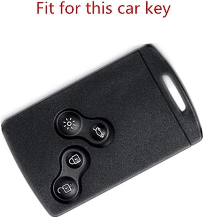 Leder-Autoschlüsselhüllen-Set für Clio, Scenic, Megane, Duster, Sandero, Captur, Twingo, Koleos, Sch