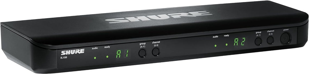 Shure BLX1288/P31 UHF Wireless Mikrofonsystem - Perfekt für Kirche, Karaoke, Bühne - 14-Stunden Akku