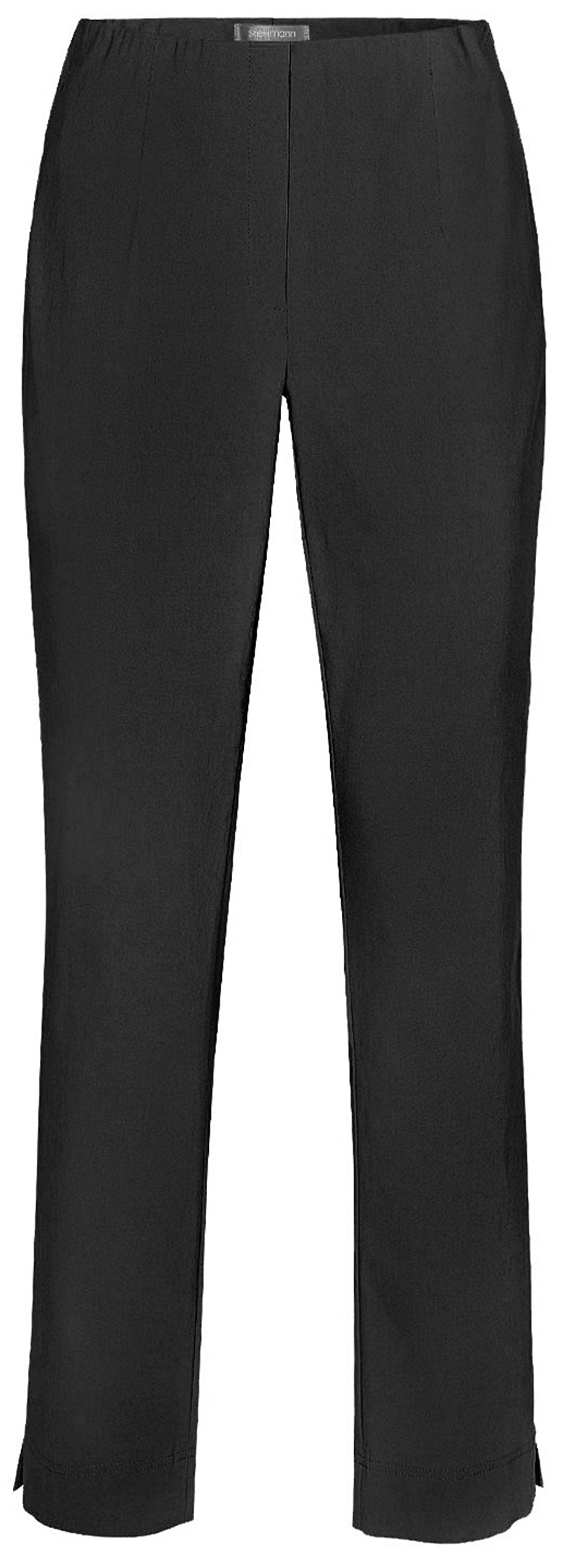 Stehmann, INA-800-14060 Lange gerade geschnittene Stretch-Hose 34 Schwarz, 34 Schwarz