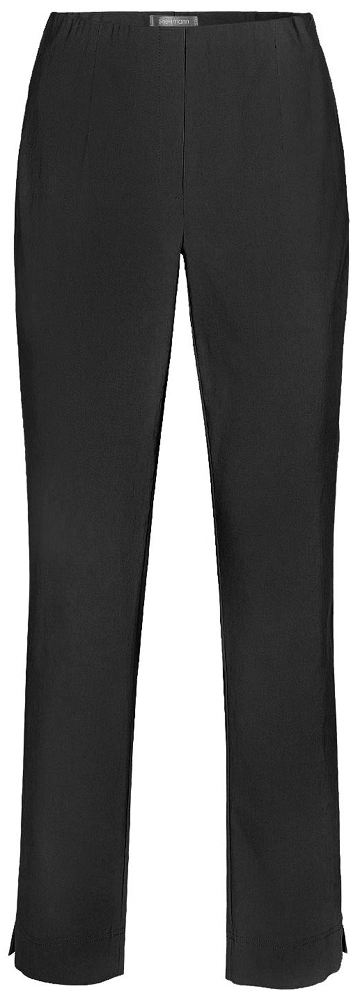 Stehmann, INA-800-14060 Lange gerade geschnittene Stretch-Hose 34 Schwarz, 34 Schwarz