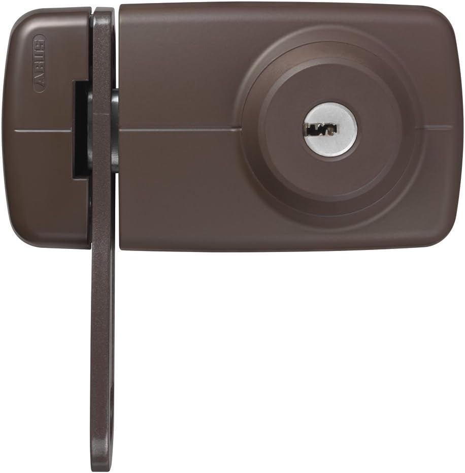 ABUS Tür-Zusatzschloss 7035 B, 533013, Braun Braun Kunststoff, Braun Kunststoff