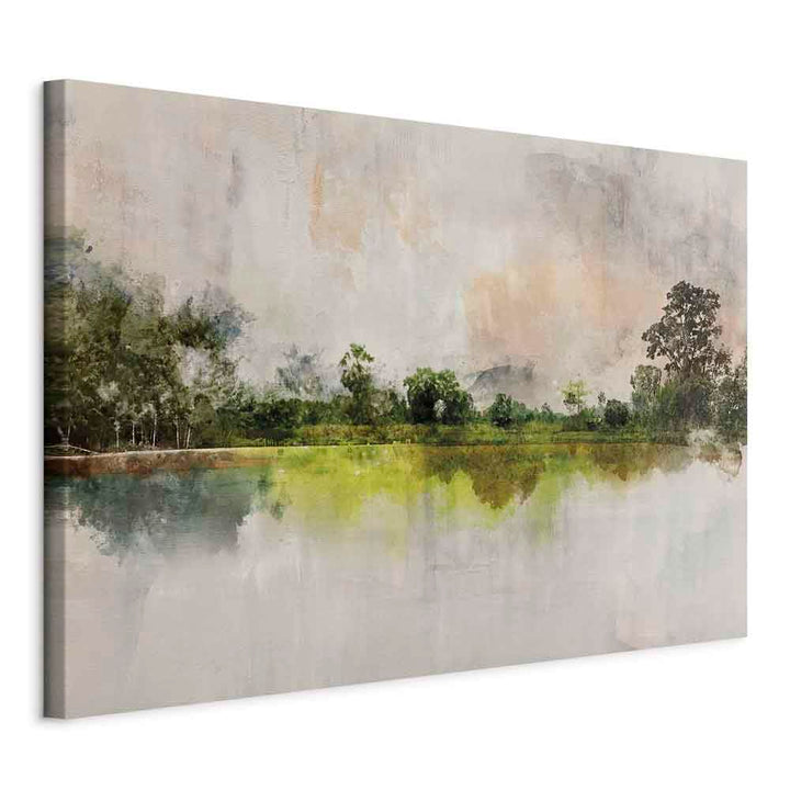 murando - Bilder Wald 120x80 cm Leinwandbild 1 tlg Kunstdruck modern Wanbilder XXL Wanddekoration De