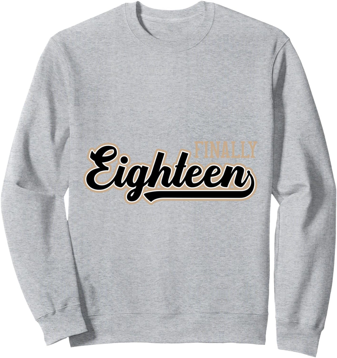 18. Geburtstag Grafik Geschenk Mädchen Junge Geschenkidee Lu Sweatshirt