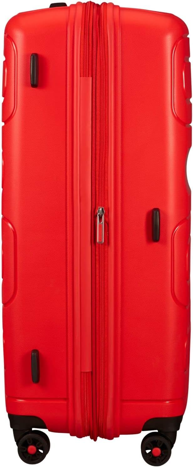 American Tourister Sunside Spinner 77 Erweiterbar, 4.5 KG, 106/118L, Rot (Sunset Red) Spinner L (77