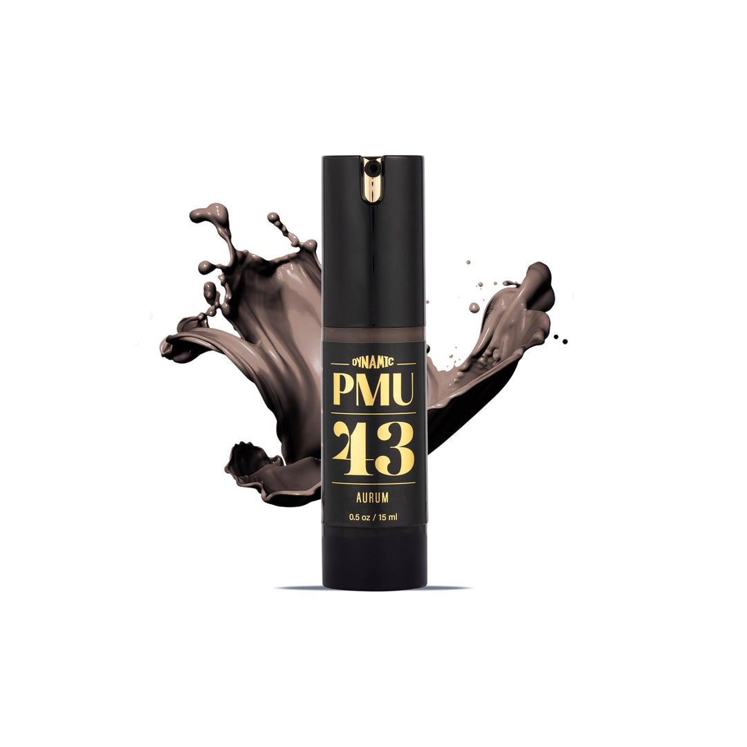 DYNAMIC PMU - 43 Tinten AURUM 15ML- Premium-Tinten für Microblading und Mikropigmentierung | Stabile