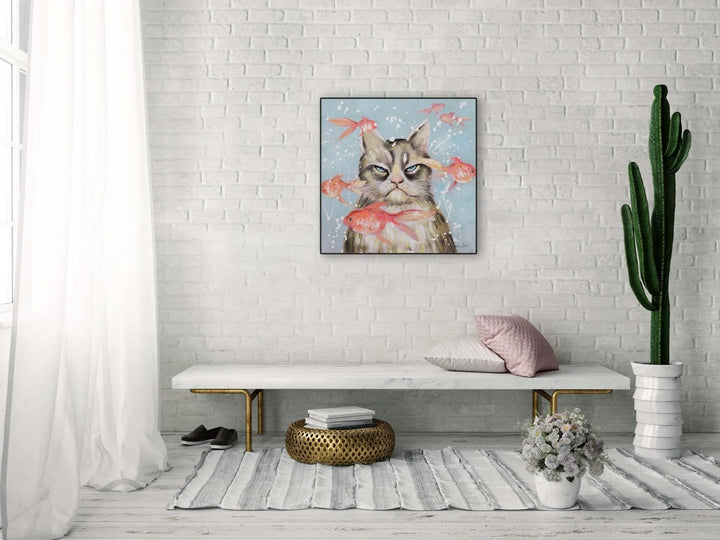 KunstLoft Leinwandbild | 100% HANDGEMALT | 60x60cm | Gemälde &