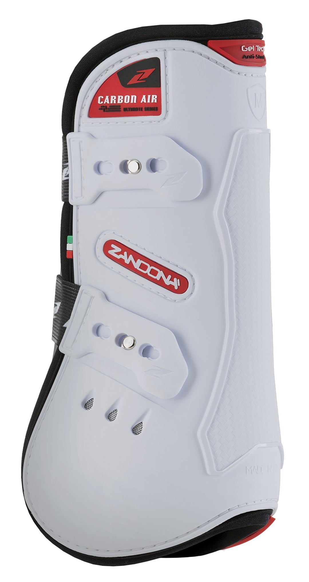 Zandonà Carbon Air Tendon Schutzgamasche für Pferde Taille L+ Weiss, Taille L+ Weiß