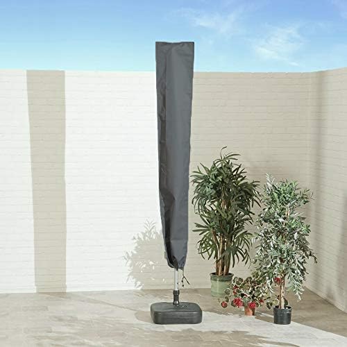 RICHIE Schutzhülle für Sonnenschirm, 190x25x50cm Abdeckhauben für Sonnenschirm 600D Oxford-Gewebe PV