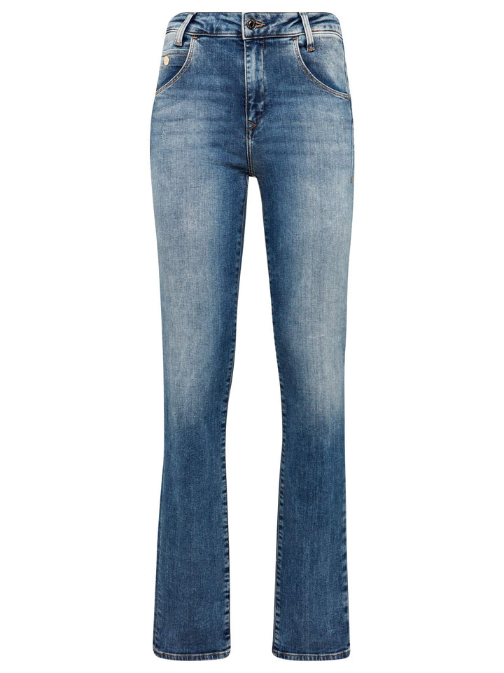 Mavi Women's Daria Straight Jeans 26W / 32L Blau (Mid Brushed Str 28922), 26W / 32L Blau (Mid Brushe