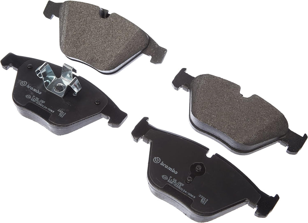 Brembo 09.B337.21 Vordere Bremsscheibe mit UV Lackierung & P 06 055 Bremsbelagsatz, Scheibenbremse -