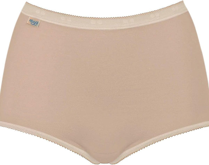 Sloggi Damen sloggi Basic+ Maxi 3P Taillenslip, Skin