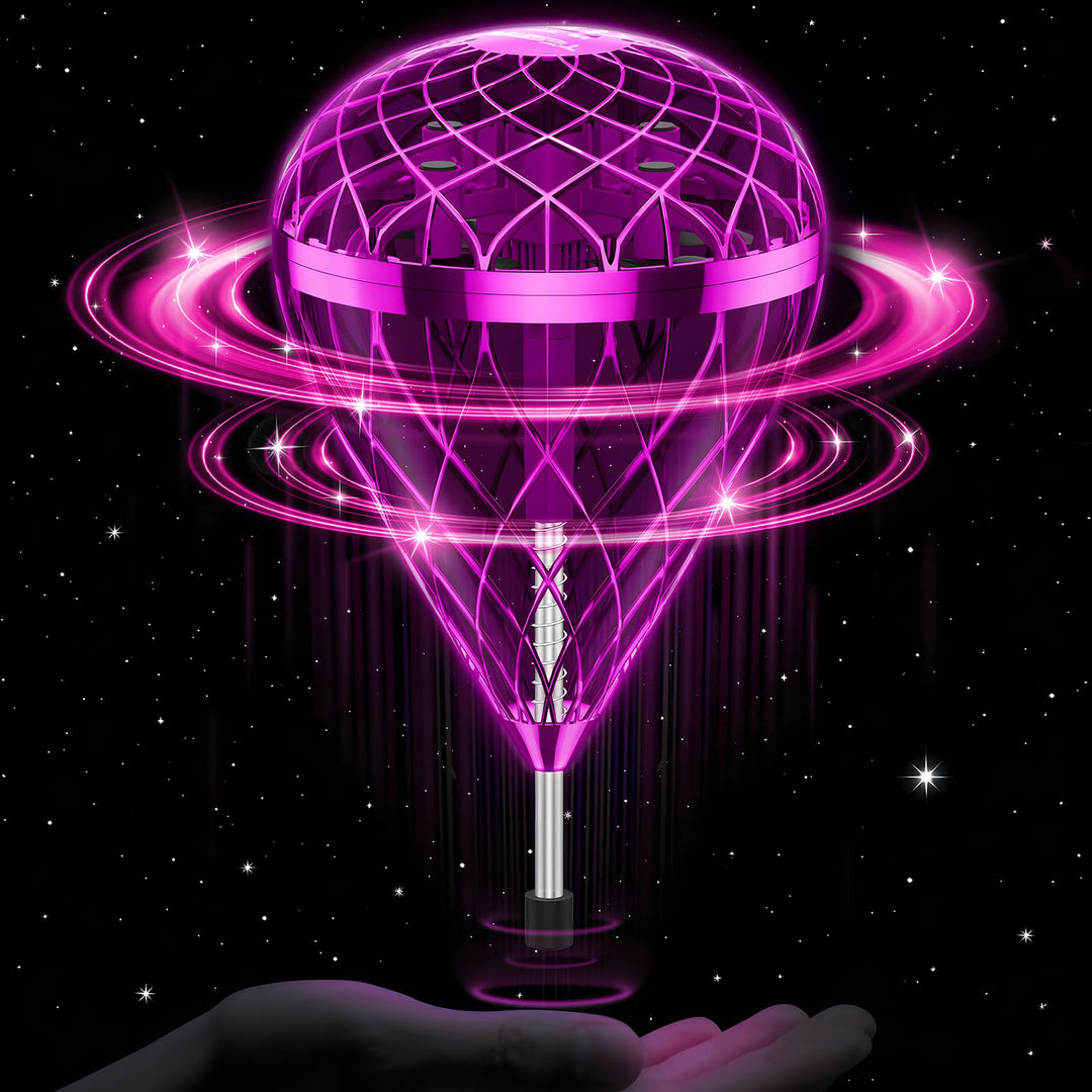 Alyssa Flying Orb Ball Fallschirm Spielzeug, 360 ° Rotating Magic Hover Spinner, Schwebender Ball Co