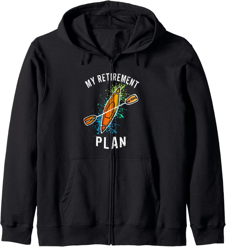Mein Ruhestandsplan Kajak-Geschenk Kapuzenjacke