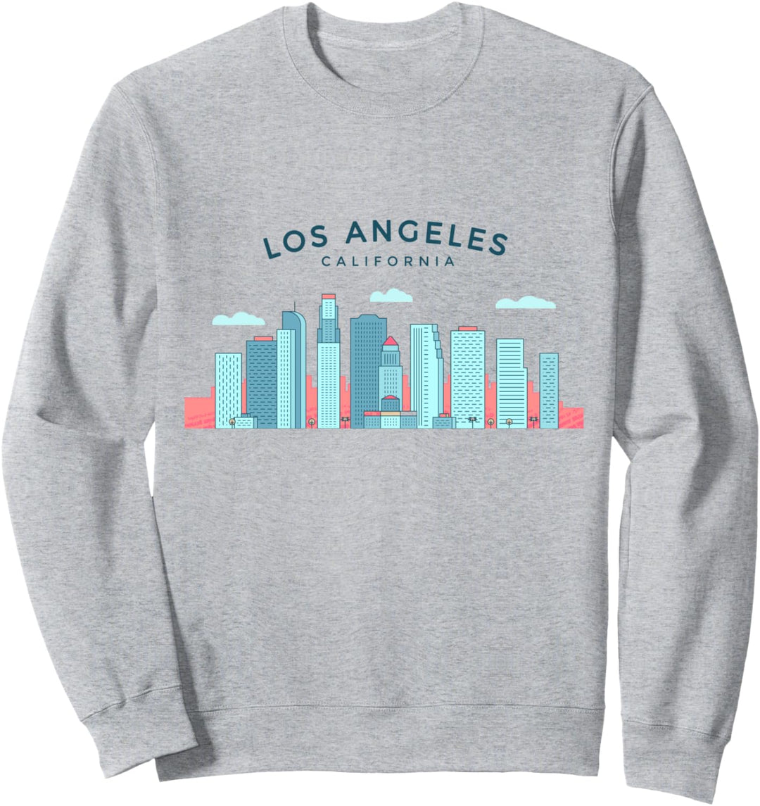 Los Angeles Skyline LA Weinlese Los Angeles Kalifornien Sweatshirt