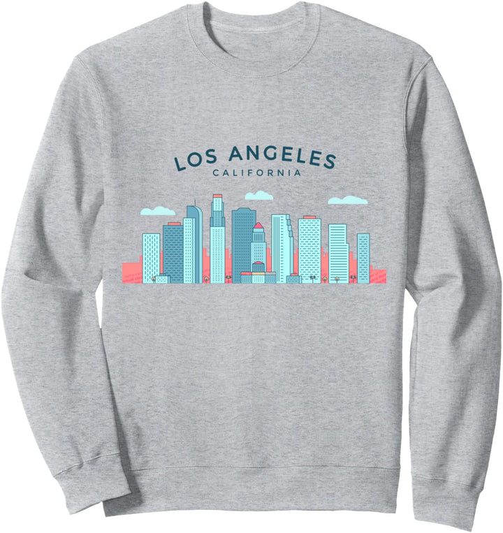 Los Angeles Skyline LA Weinlese Los Angeles Kalifornien Sweatshirt