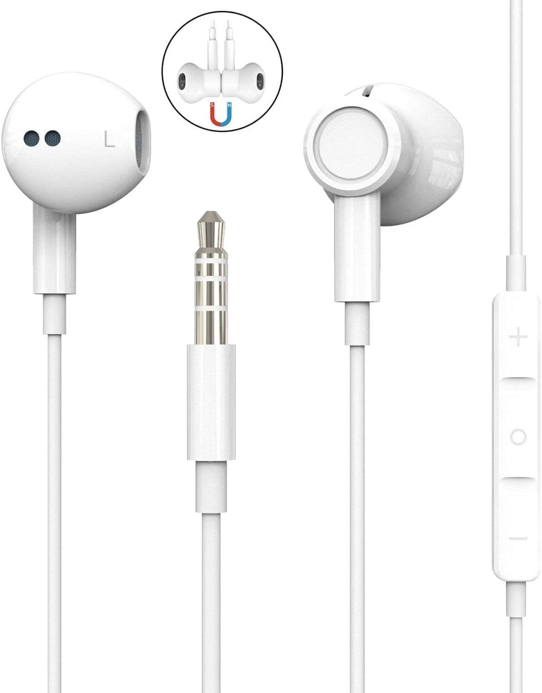 Hochauflösende In-Ear-Kopfhörer mit Kabel, extra Bass, geräuschisolierend, mit Mikrofon, für iPhone,